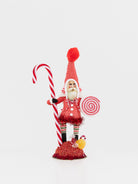 Peppermint Candy Santa Figure - VINTAGE BY CRYSTAL at Worthwhile - shop ORNAMENT