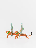 Leaping Tiger Rider Ornament - VINTAGE BY CRYSTAL at Worthwhile - shop ORNAMENT