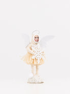 White Winter Angel Figure - VINTAGE BY CRYSTAL at Worthwhile - shop ORNAMENT