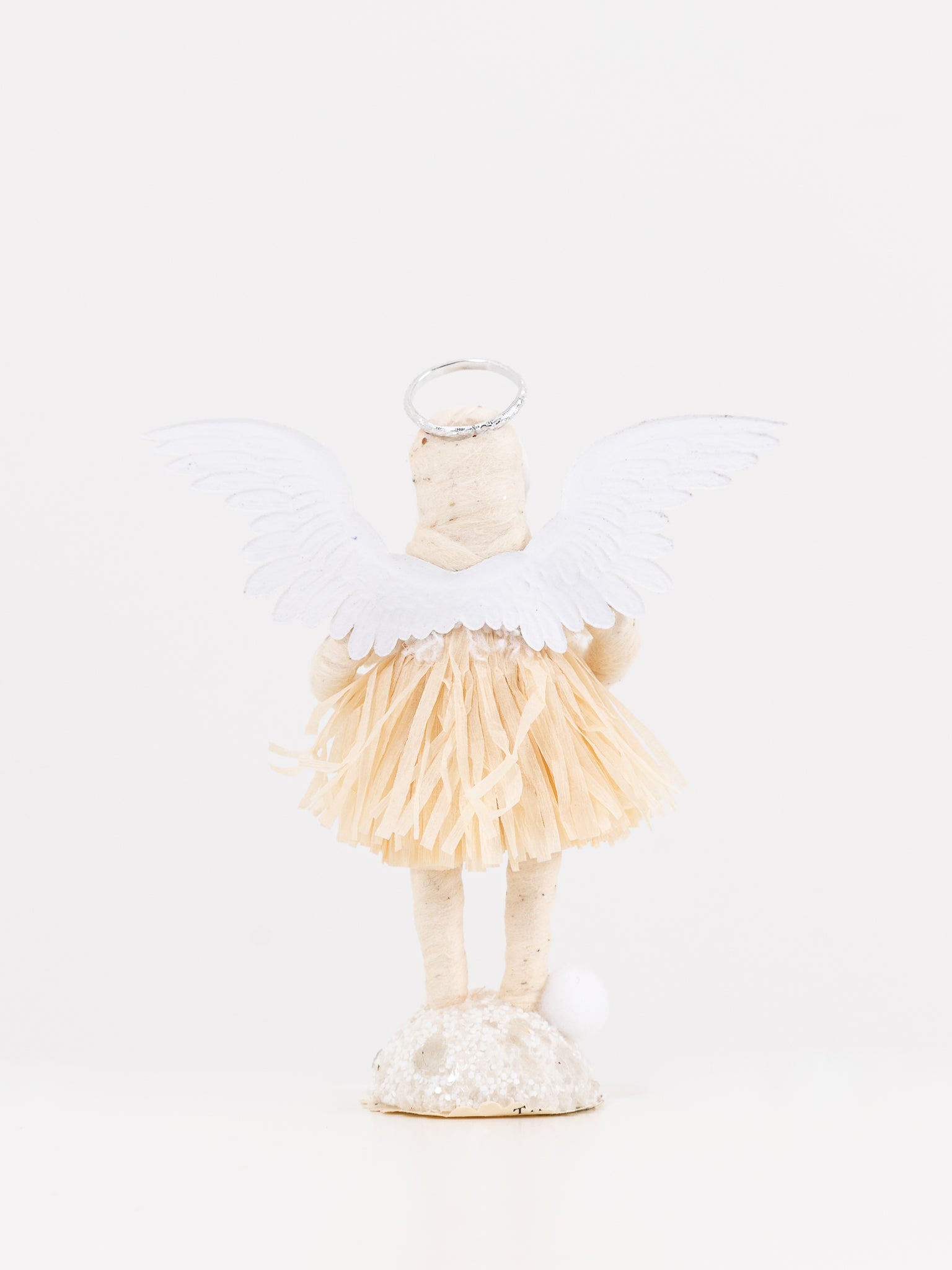 White Winter Angel Figure - VINTAGE BY CRYSTAL at Worthwhile - shop ORNAMENT