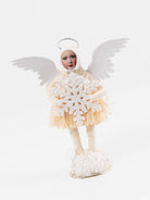 White Winter Angel Figure - VINTAGE BY CRYSTAL at Worthwhile - shop ORNAMENT