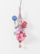Purple Elf on Glass Ball Ornament - VINTAGE BY CRYSTAL at Worthwhile - shop ORNAMENT
