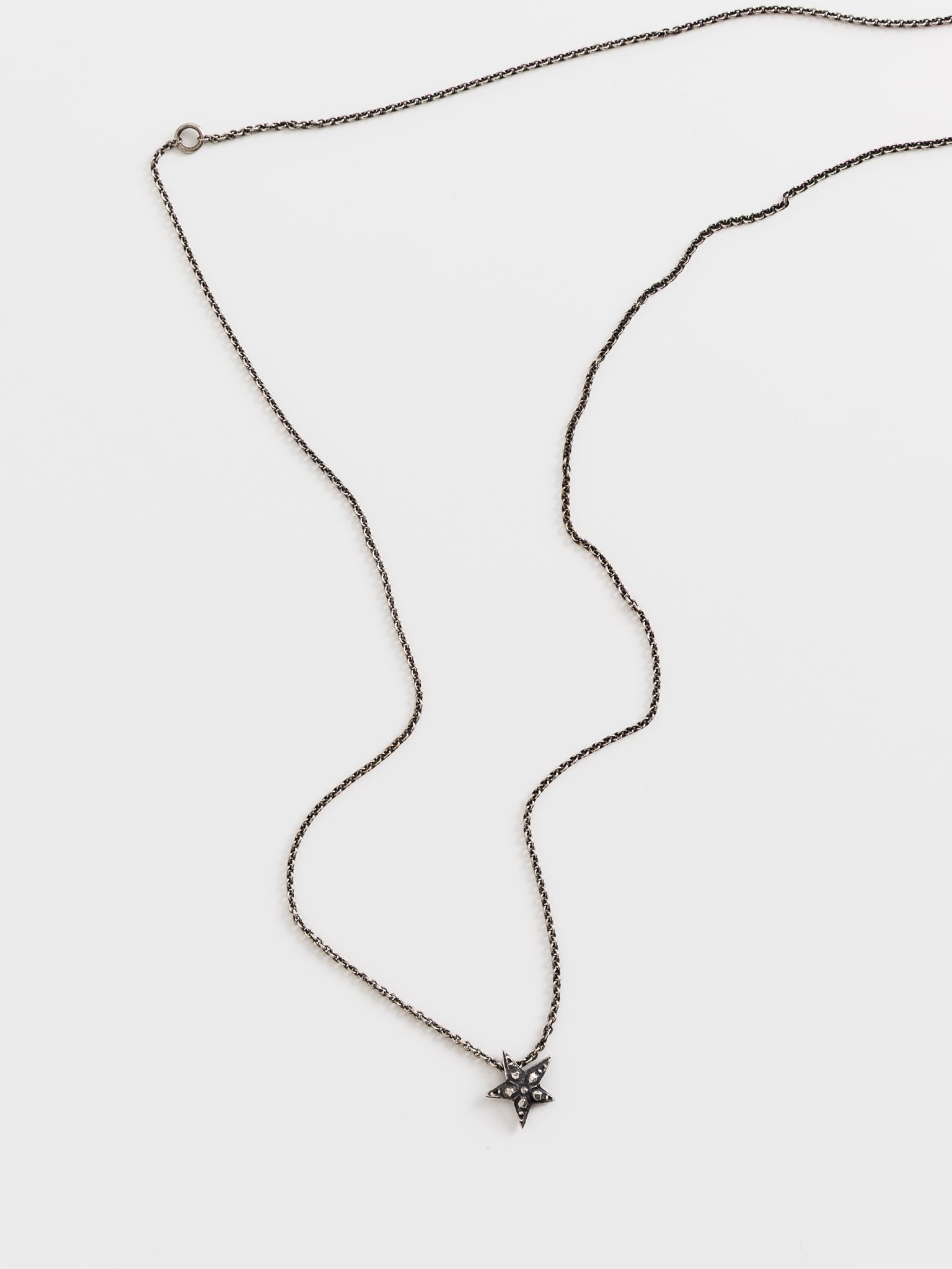 Werkstatt:München Mini Star Chain Necklace - WERKSTATT:MUNCHEN at Worthwhile - shop NECKLACES