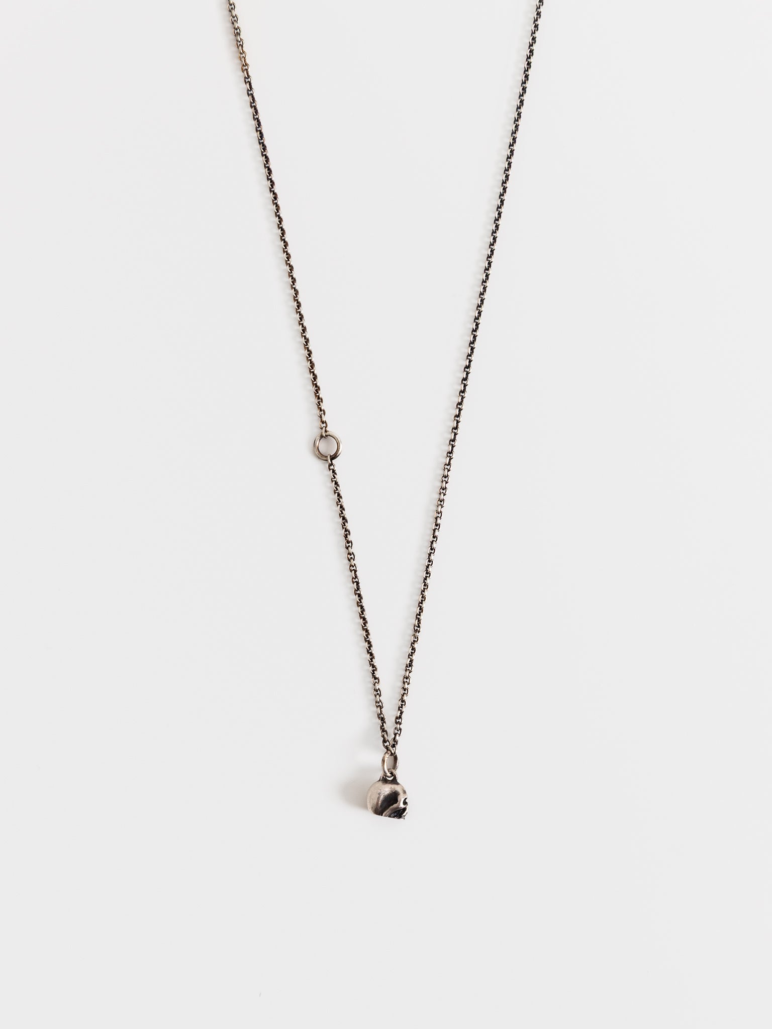Werkstatt:München Mini Skull Chain Necklace - WERKSTATT:MUNCHEN at Worthwhile - shop NECKLACES