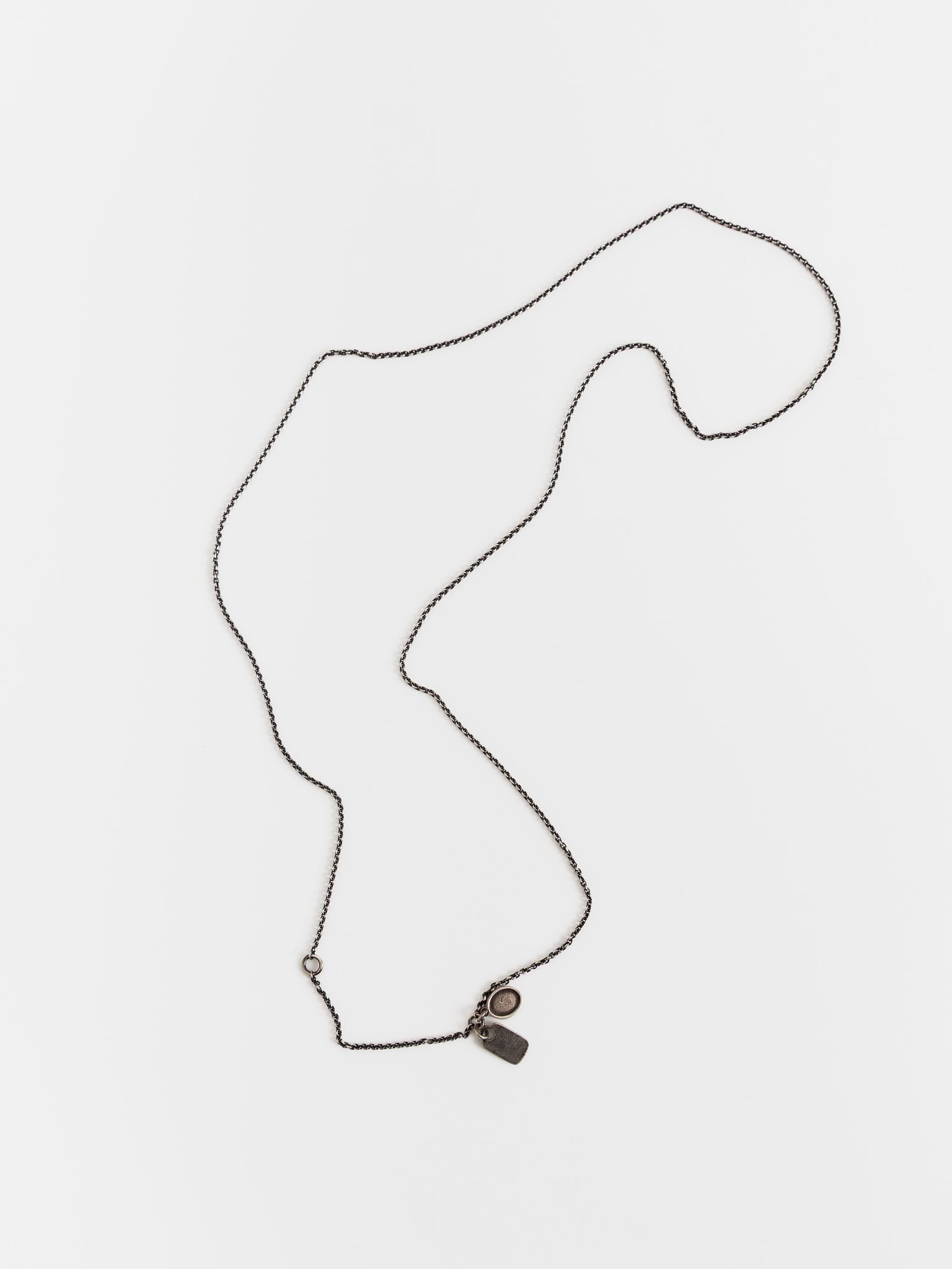 Werkstatt:München Mini Two Tags Chain Necklace at Worthwhile