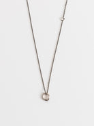 Werkstatt:München Mini Ring Chain Necklace - WERKSTATT:MUNCHEN at Worthwhile - shop NECKLACES