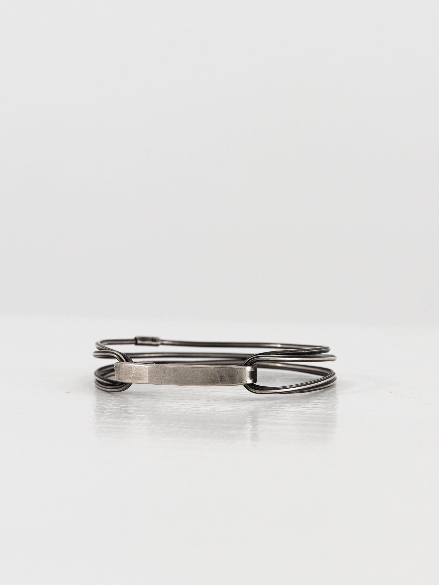 【極安】 werkstatt münchen bracelet & ring WERKSTATT:MUNCHEN Ring On Ring Hammered （Silver） - Osaka