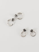 Werkstatt:München Hoop Studs Fine Hammered - Worthwhile