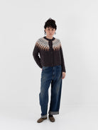 Wommelsdorff Colette Cardigan in Shadow & Ivory - WOMMELSDORFF at Worthwhile - shop CARDIGAN