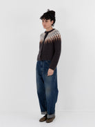 Wommelsdorff Colette Cardigan in Shadow & Ivory - WOMMELSDORFF at Worthwhile - shop CARDIGAN