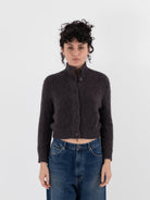 Wommelsdorff Yuri Cardigan in Shadow/Dark Taupe - WOMMELSDORFF at Worthwhile - shop CARDIGAN