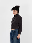 Wommelsdorff Yuri Cardigan in Shadow/Dark Taupe - WOMMELSDORFF at Worthwhile - shop CARDIGAN