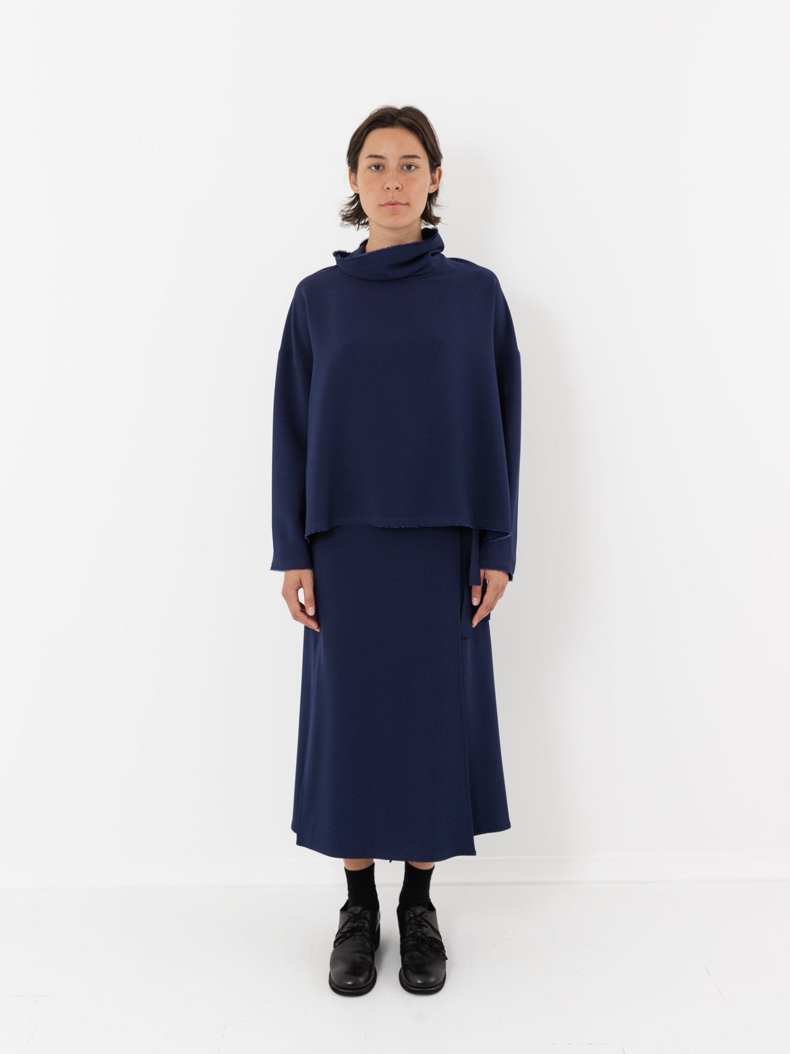 Wright + Doyle Lotura Funnel Neck Top - Worthwhile