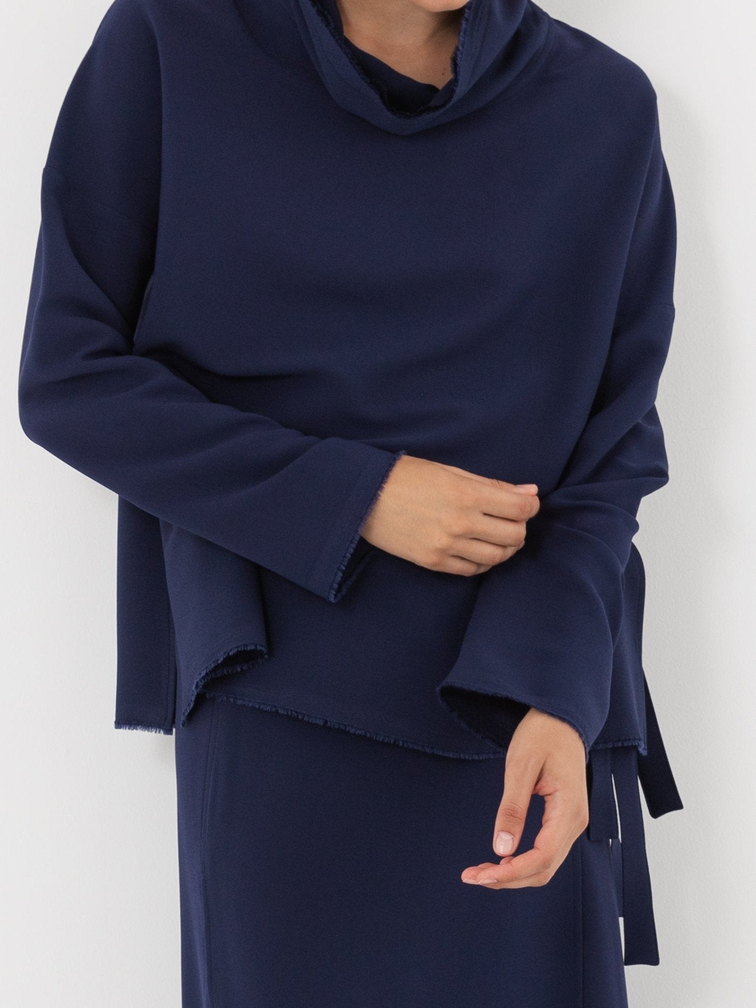 Wright + Doyle Lotura Funnel Neck Top - Worthwhile