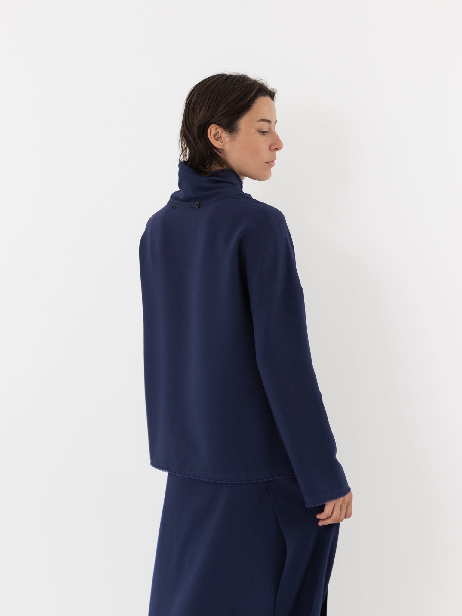 Wright + Doyle Lotura Funnel Neck Top - Worthwhile