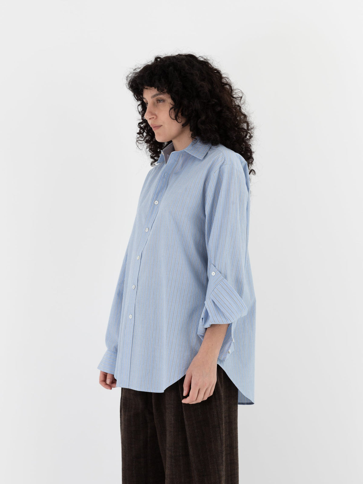 Wright + Doyle Nata Shirt in Rodor Stripe - WRIGHT + DOYLE at Worthwhile - shop TOP