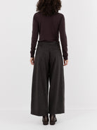 Wright + Doyle Kassel Trousers in Cacao Pinstripe - WRIGHT + DOYLE at Worthwhile - shop PANT