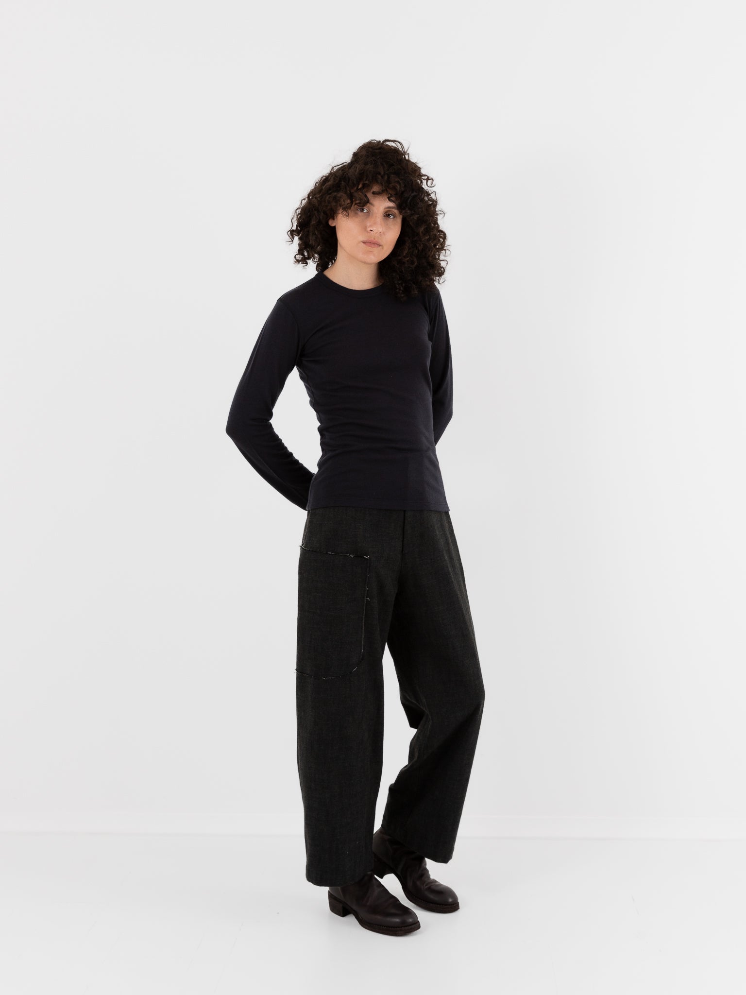 Wright + Doyle Tee in Ebony - WRIGHT + DOYLE at Worthwhile - shop TOP