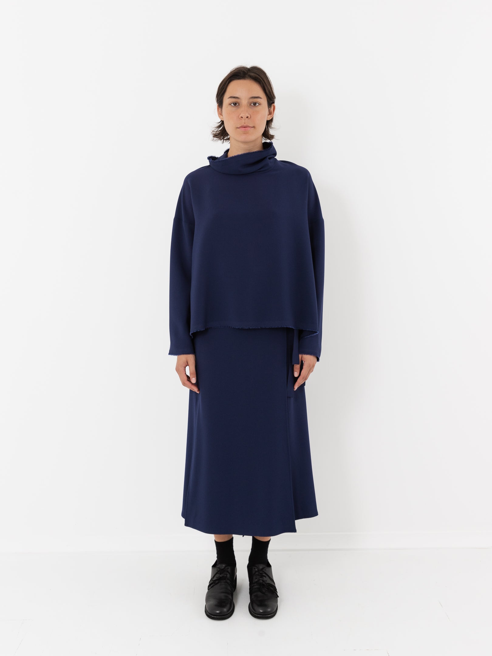 Wright + Doyle Lotura Funnel Neck Top - Worthwhile - WRIGHT + DOYLE