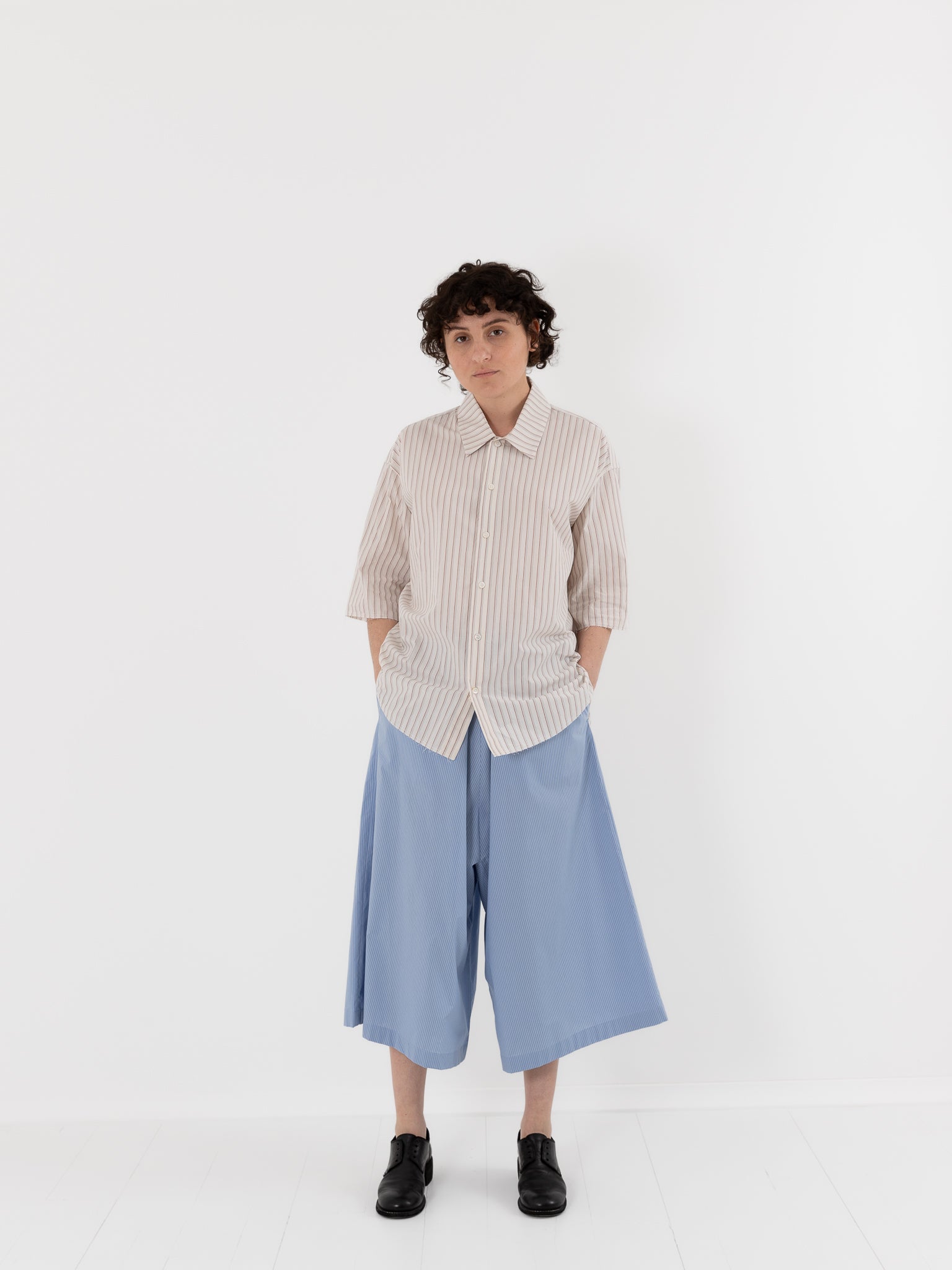Wright + Doyle Meldon Shorts in Zenith Pinstripe - WRIGHT + DOYLE at Worthwhile - shop SHORTS
