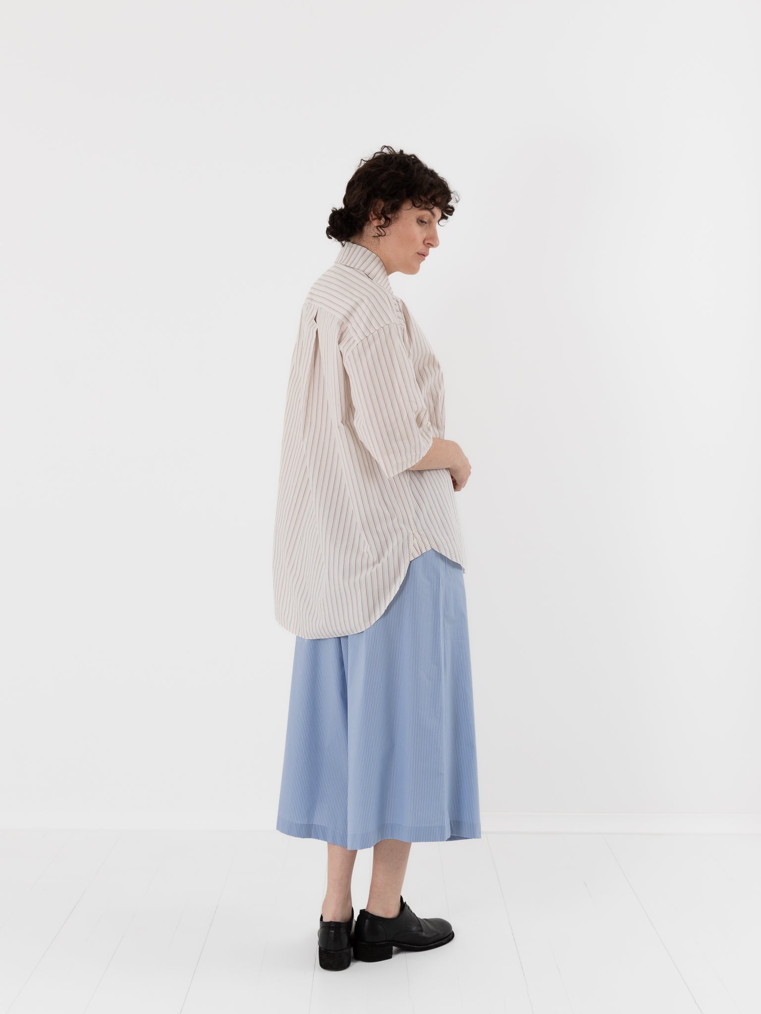 Wright + Doyle Meldon Shorts in Zenith Pinstripe - WRIGHT + DOYLE at Worthwhile - shop SHORTS