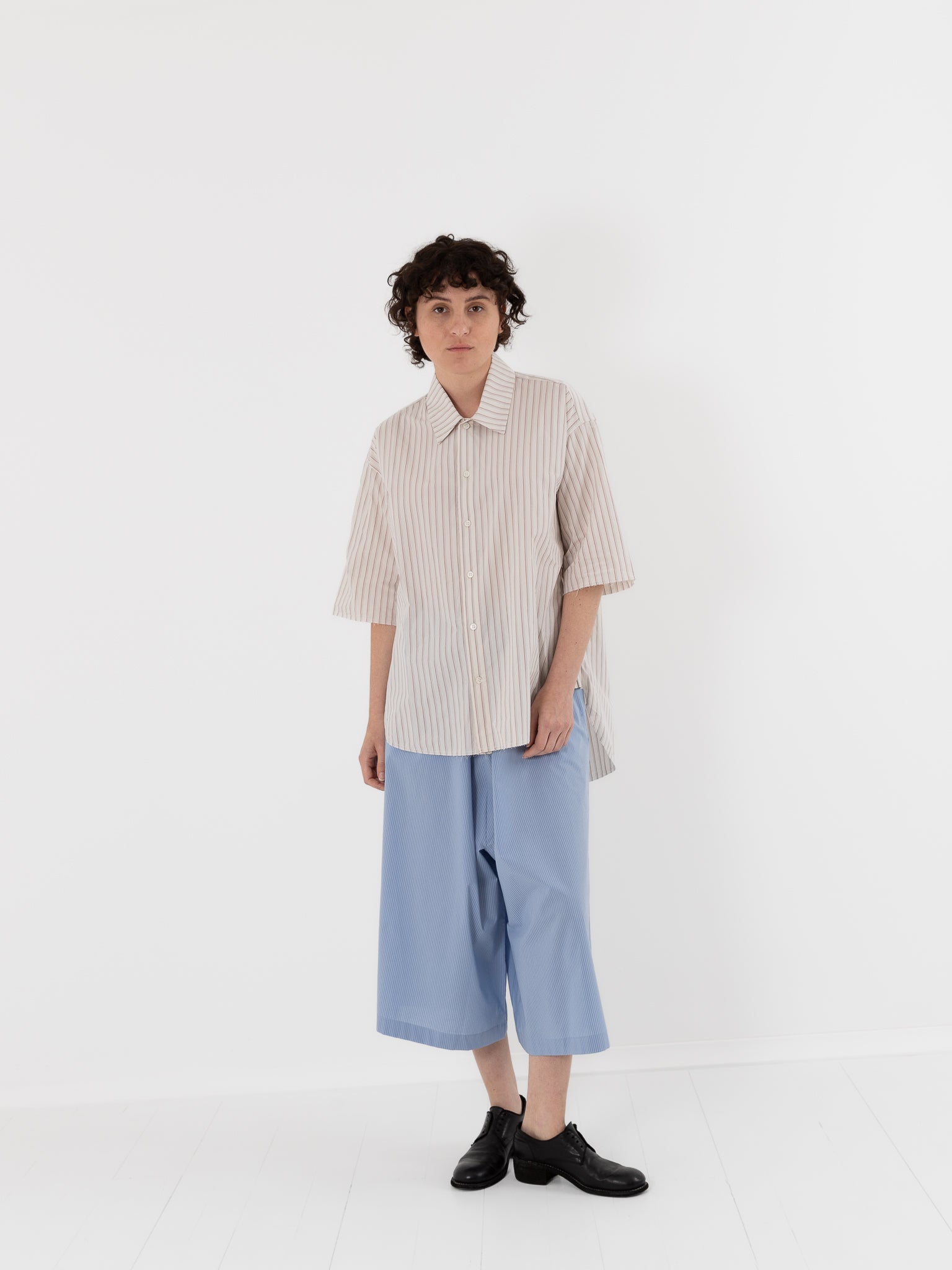 Wright + Doyle Meldon Shorts in Zenith Pinstripe at Worthwhile