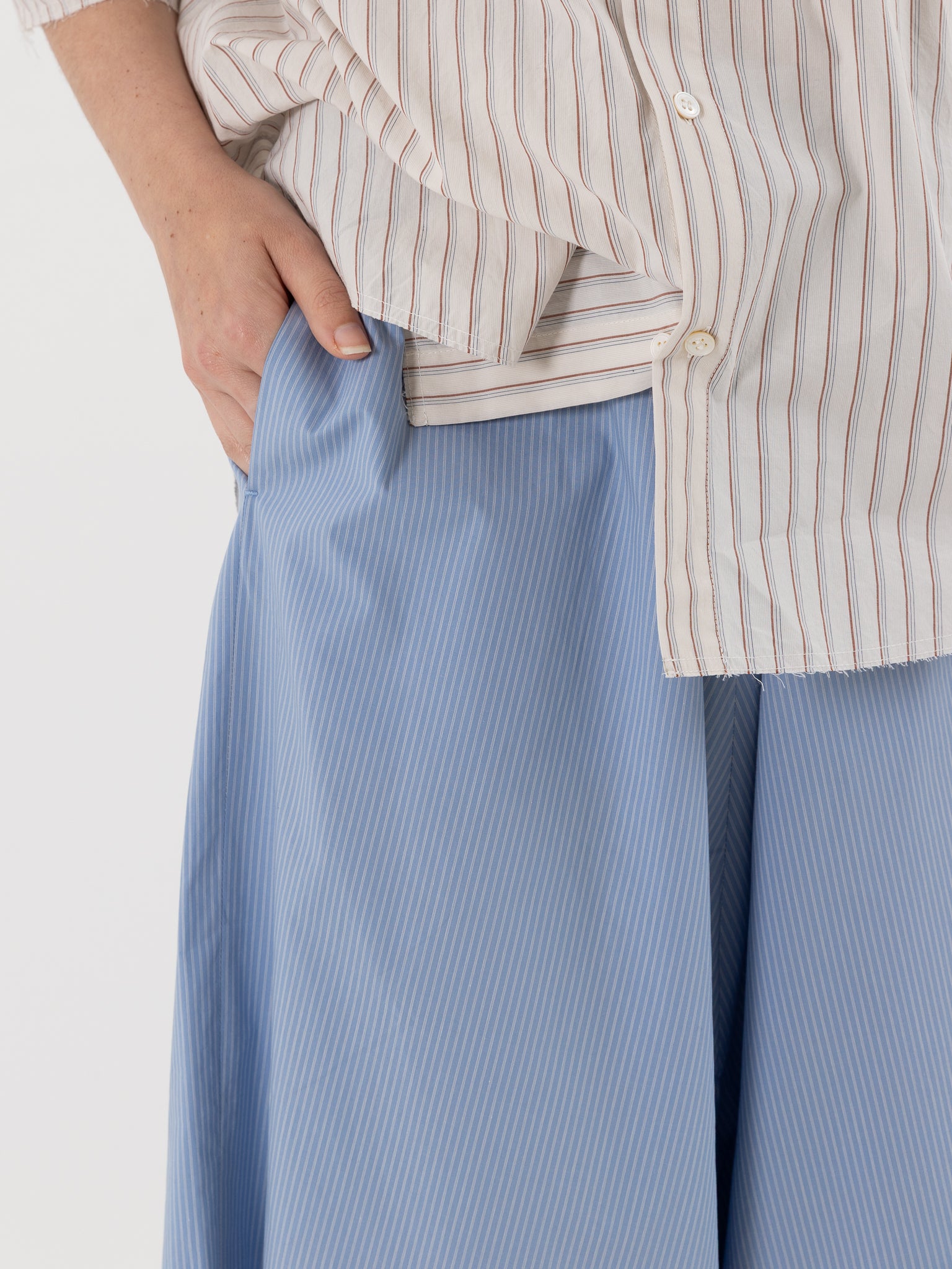 Wright + Doyle Meldon Shorts in Zenith Pinstripe - WRIGHT + DOYLE at Worthwhile - shop SHORTS