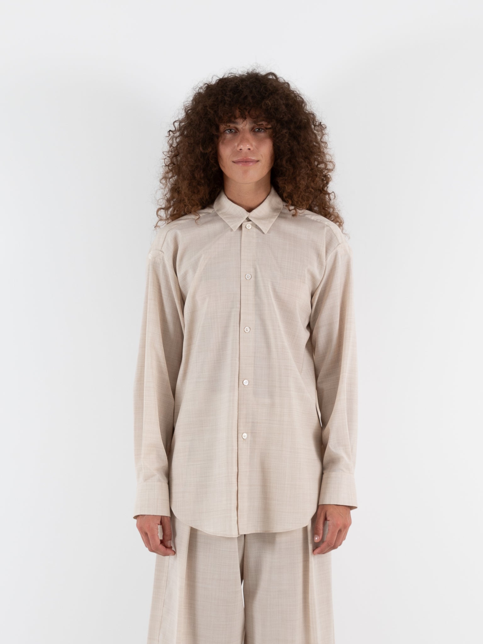 Wright + Doyle Hand Tie Shirt in Hay - WRIGHT + DOYLE at Worthwhile - shop TOP