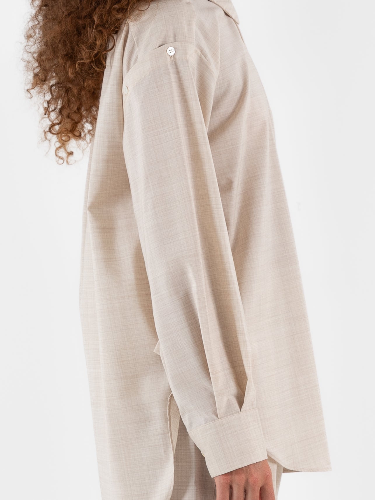 Wright + Doyle Hand Tie Shirt in Hay - WRIGHT + DOYLE at Worthwhile - shop TOP