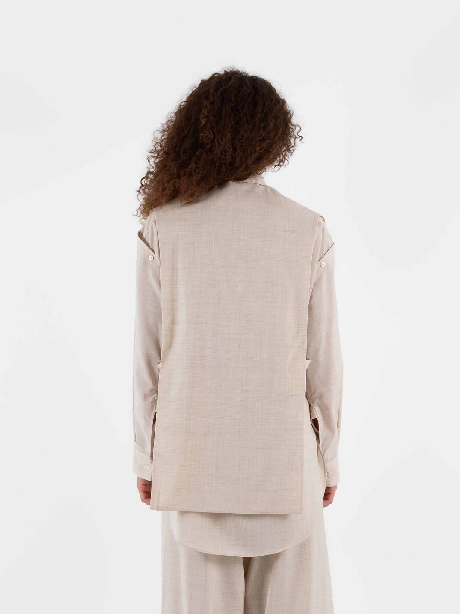 Wright + Doyle Tailored Vest in Hay - WRIGHT + DOYLE at Worthwhile - shop VEST
