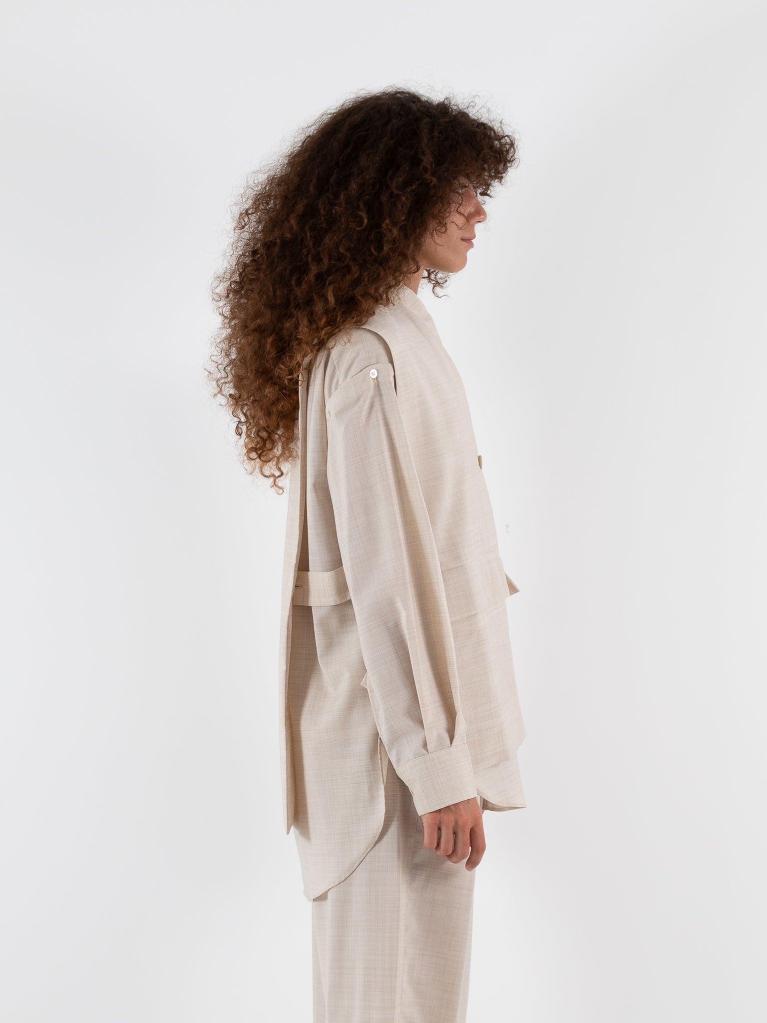 Wright + Doyle Tailored Vest in Hay - WRIGHT + DOYLE at Worthwhile - shop VEST