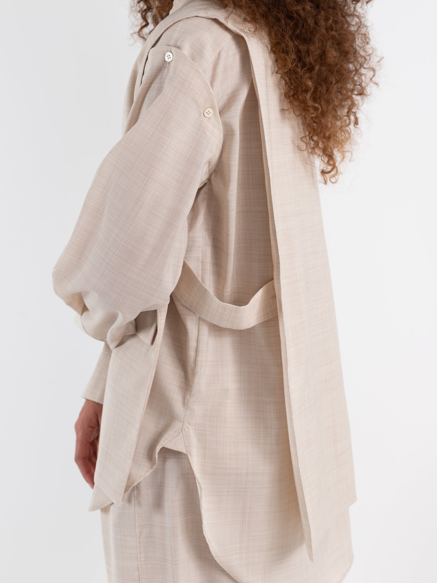 Wright + Doyle Tailored Vest in Hay - WRIGHT + DOYLE at Worthwhile - shop VEST