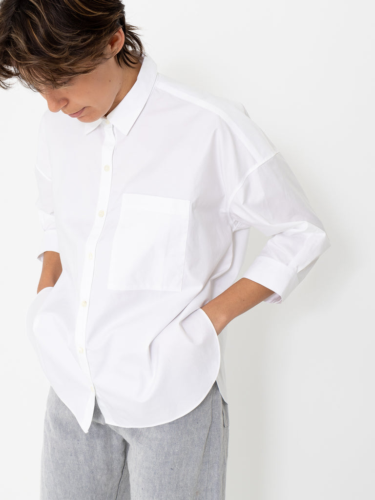 EM Reitz Baker's Apprentice Shirt, White - Worthwhile