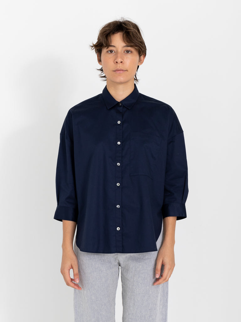 EM Reitz Baker's Apprentice Shirt, Navy - Worthwhile