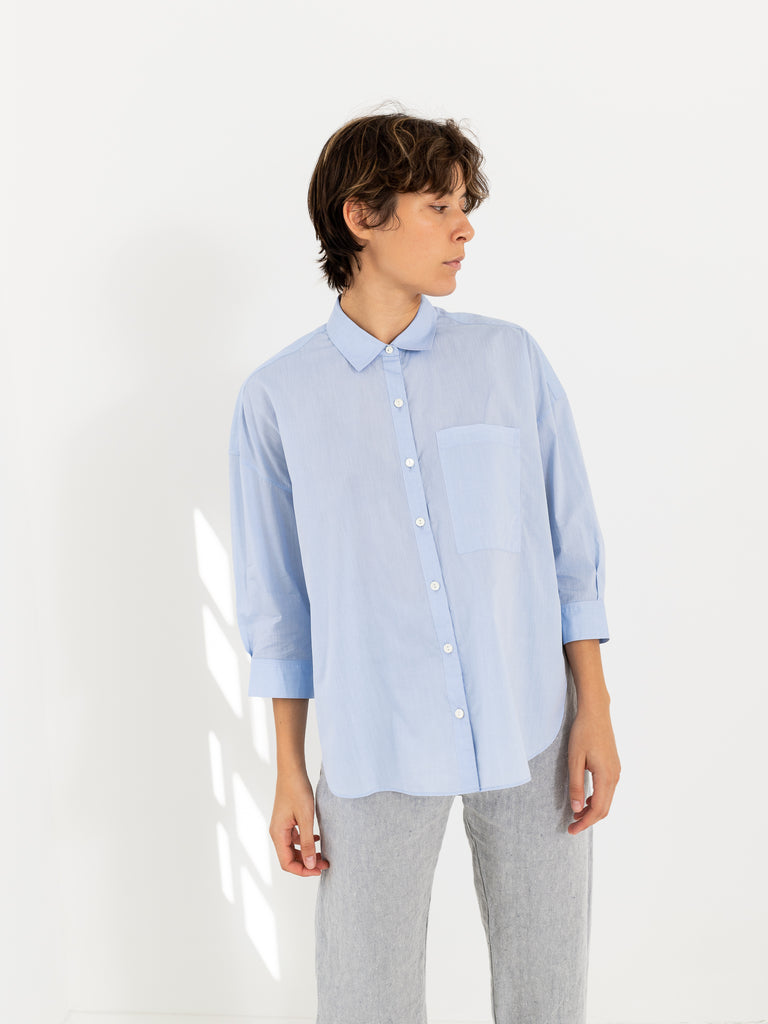 EM REITZ - Baker's Apprentice Shirt, Light French Blue - Worthwhile