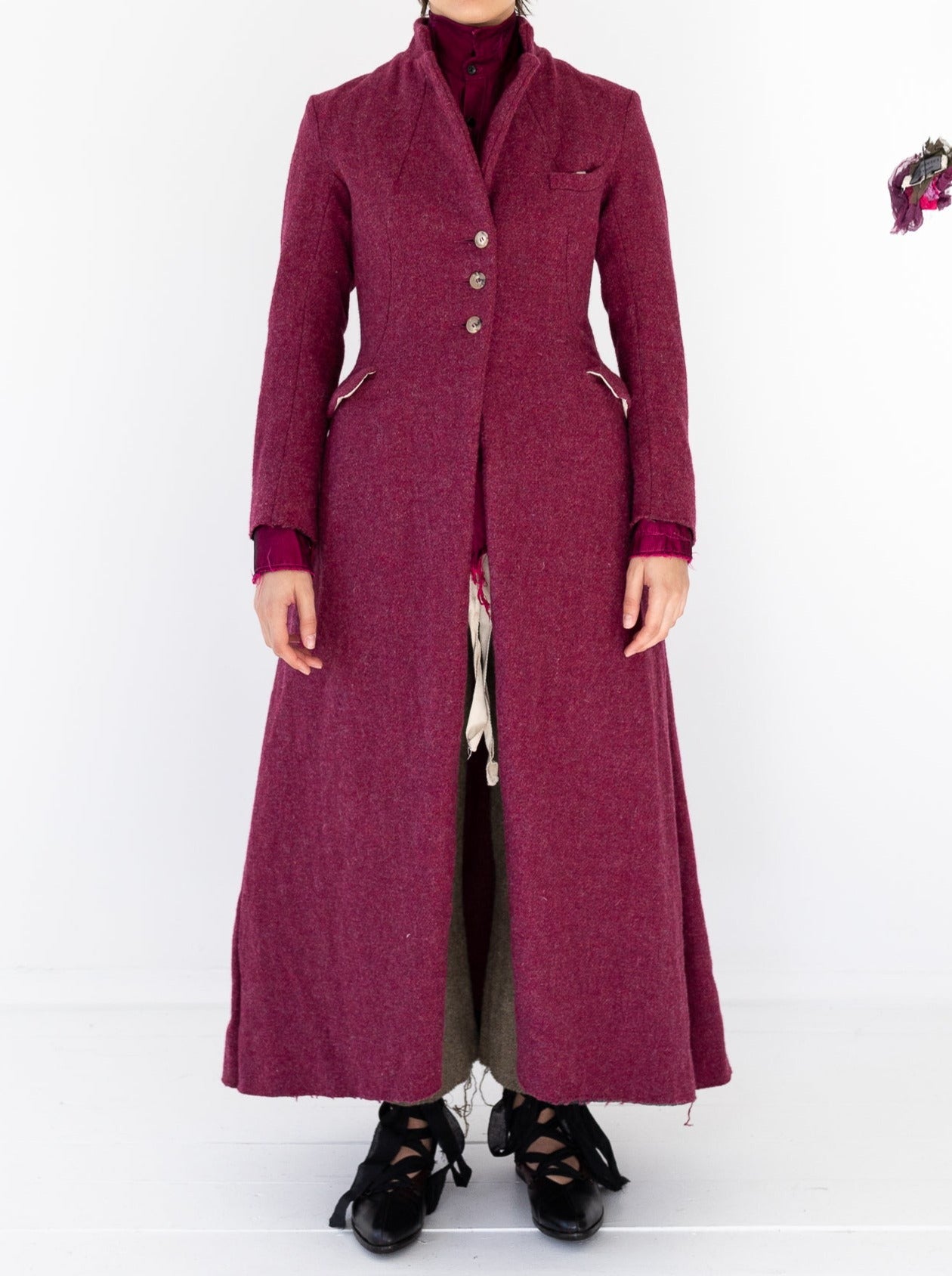 ELENA DAWSON Wool Coat-