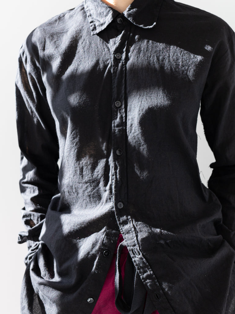 Elena Dawson Long Shirt, Black - Worthwhile