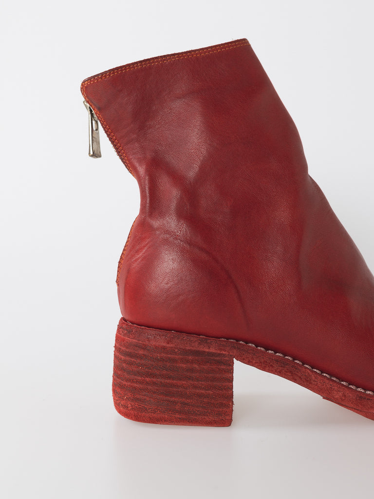 Guidi Back Zip Boot 9086, Red - Worthwhile
