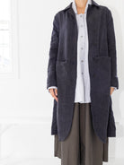 Atelier Suppan Pleat Pocket Long Jacket, Light Purple - Worthwhile