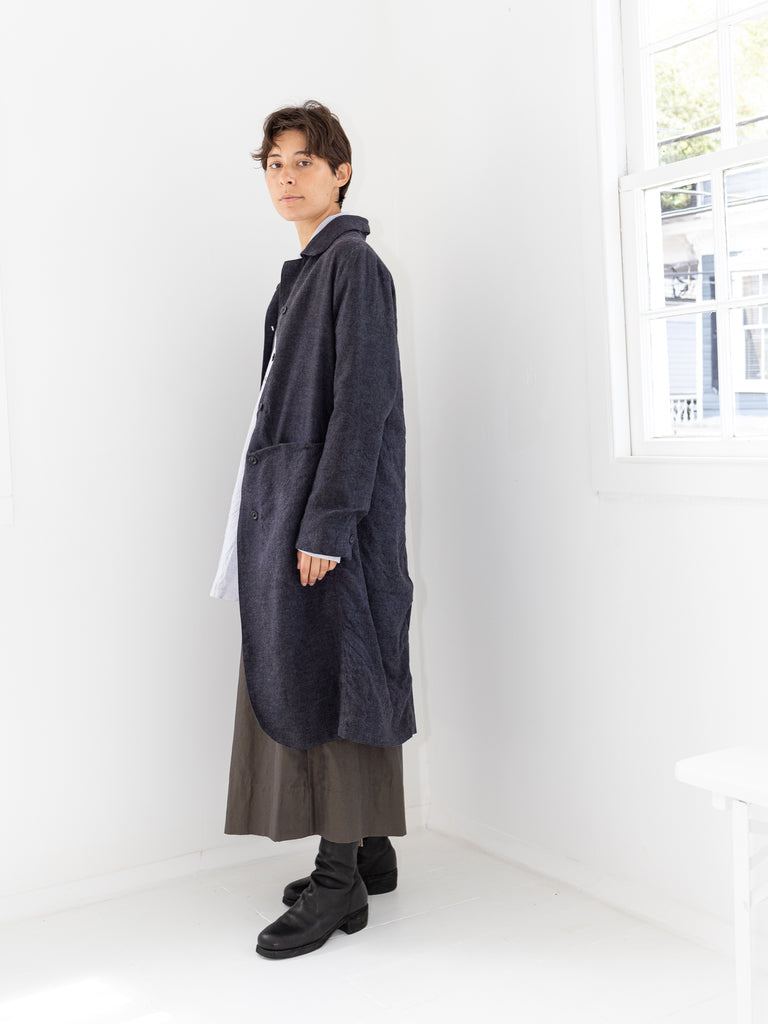 Atelier Suppan Pleat Pocket Long Jacket, Light Purple - Worthwhile
