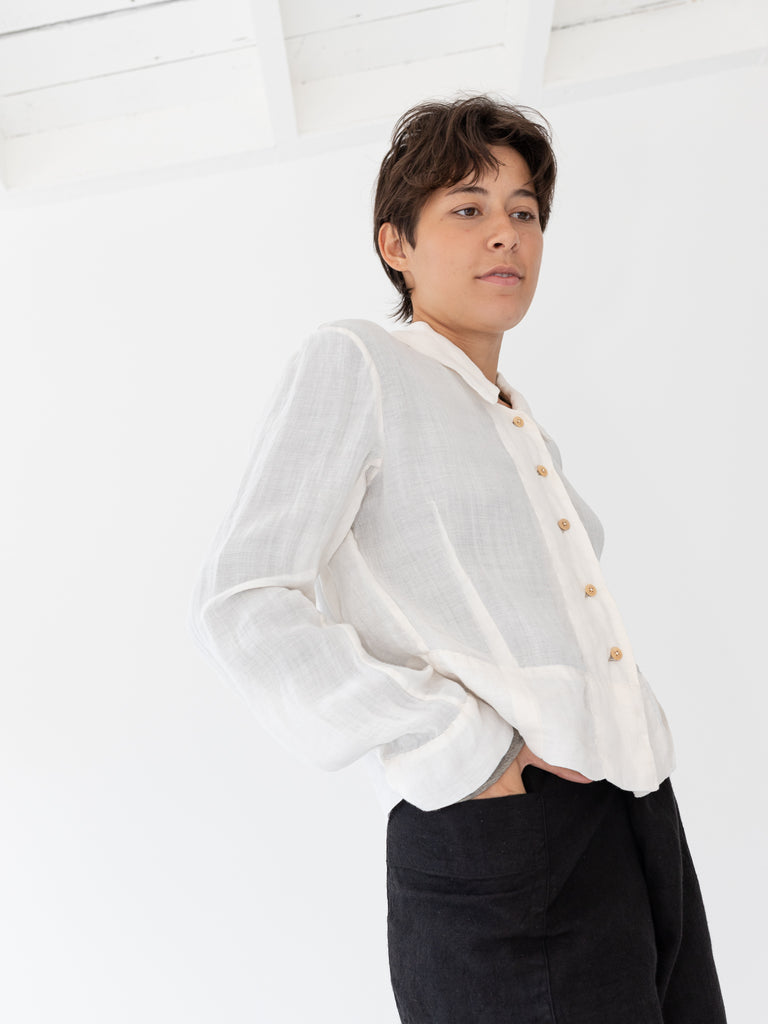 Atelier Suppan Short Shirt, Tea - Worthwhile