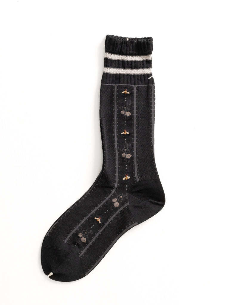 ANTIPAST - Bee Socks, Black - Worthwhile