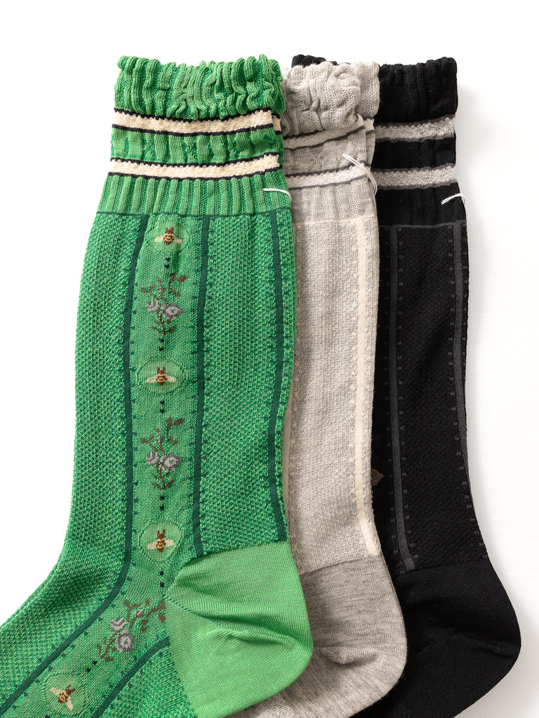 ANTIPAST - Bee Socks, Green - Worthwhile
