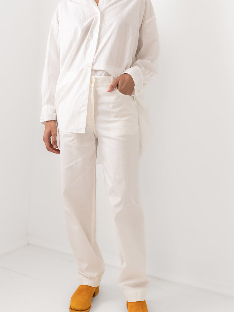 CASEY CASEY - Marie Jeans, Off White - Worthwhile