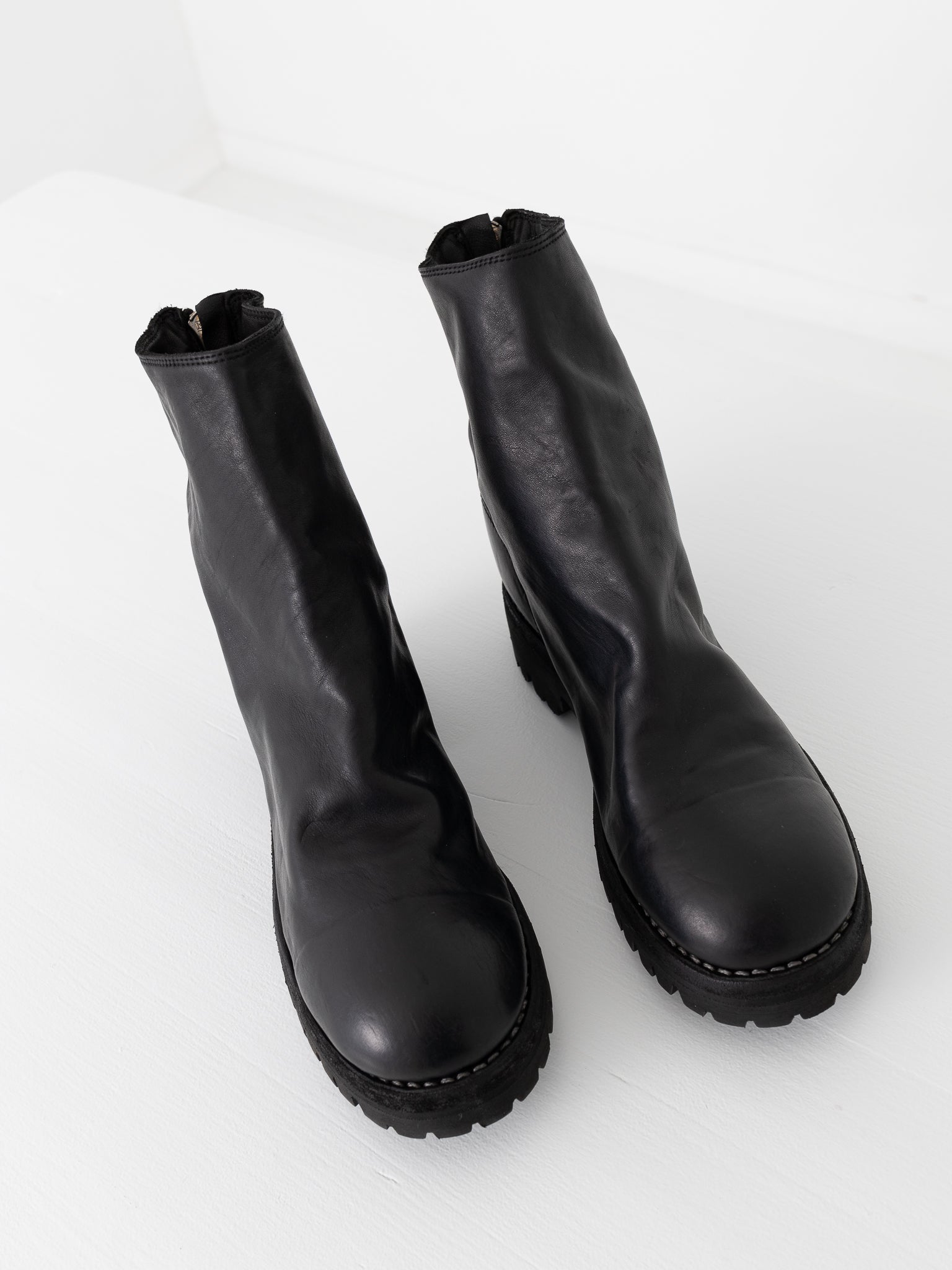 GUIDI 796Z BACK ZIP BOOTS VIBRAM - ブーツ