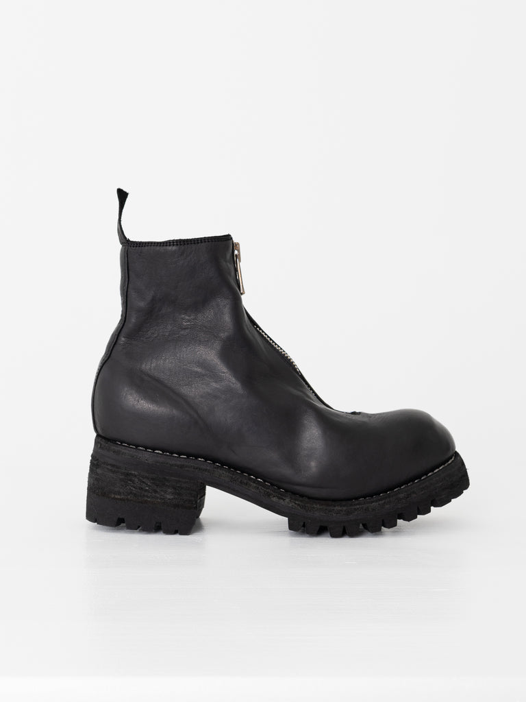 GUIDI - Front Zip Boot PL1V, Black - Worthwhile
