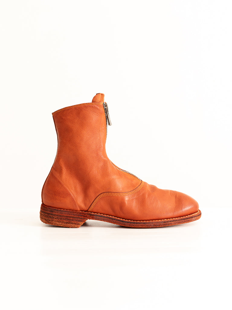 GUIDI - Front Zip Boot 210, Rust - Worthwhile
