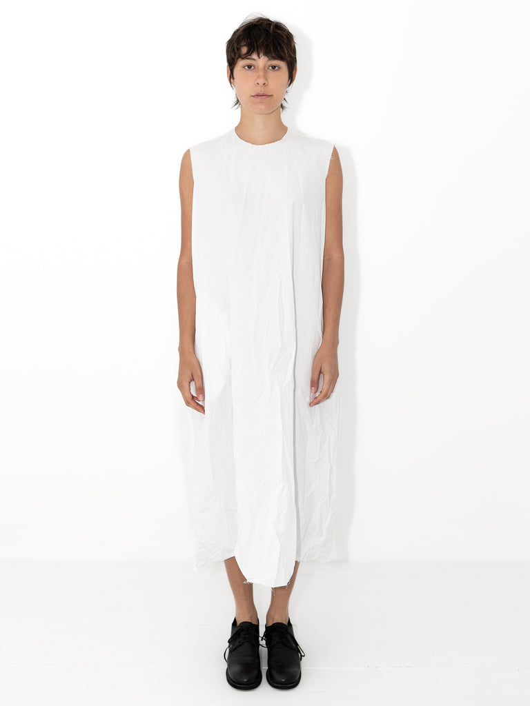 SCHA - Sleeveless Dress, White - Worthwhile