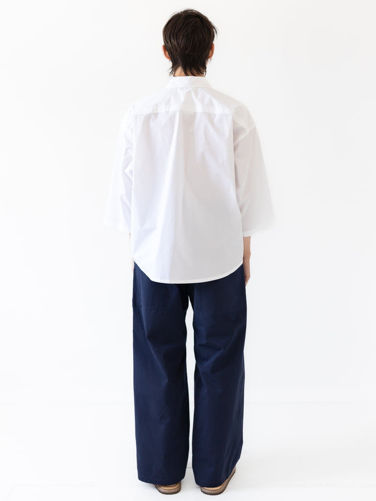 SOFIE D'HOORE - Briley Boxy Shirt, White - Worthwhile