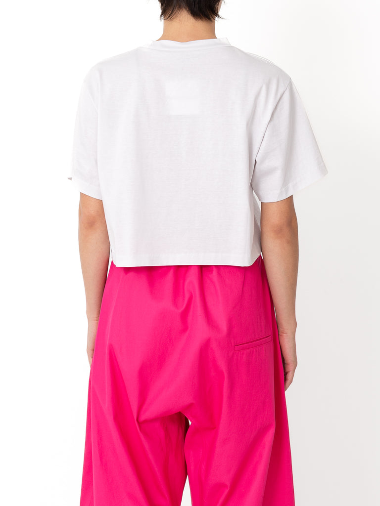 SOFIE D'HOORE - Crop Tee, Mastic White - Worthwhile